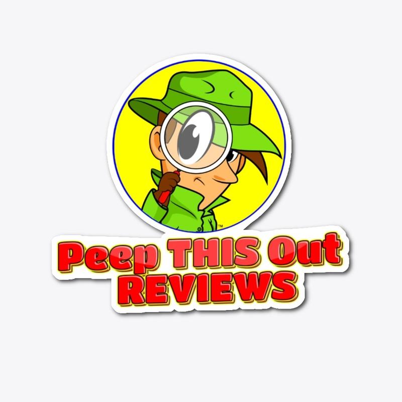 Peep THIS Out Reviews Die Cut Sticker